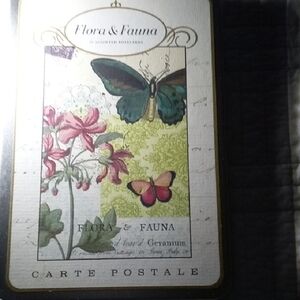 Vintage Carte Postale 15 Postcards "Flora & Fauna" In Tin 2009